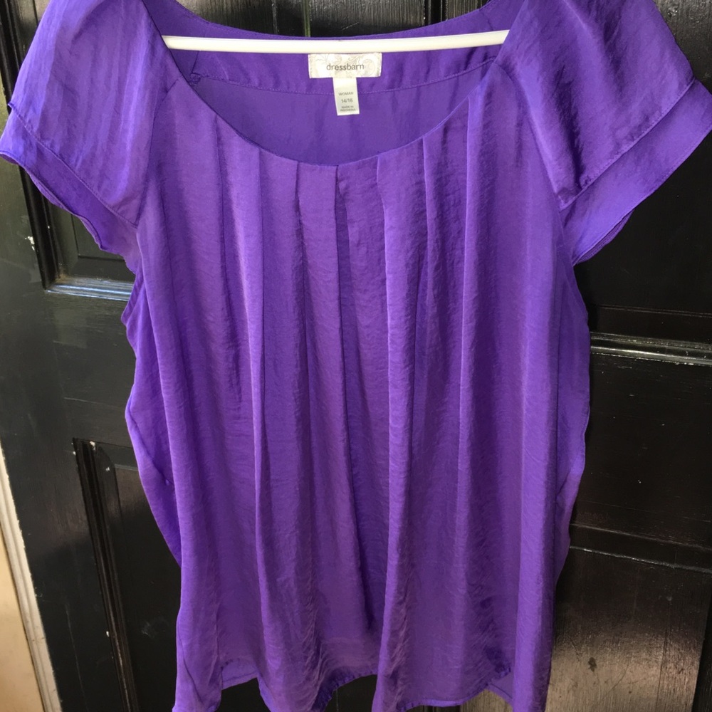 🔥FINAL SALE🔥Sweet Purple Flutter Sleeve Blouse